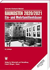 Baukosten 2020/2021
Band 2: Neubau –
Ein- und Mehrfamilienhäuser
<p>***
Über 2000 aktuelle Kostenwerte für die Kostenplanung und Kostenkontrolle,
entsprechend der DIN 276 (2018) geordnet, 
<p>
Stand: II/2020 Index 117,7 (2015=100)<br>
Aktueller Indexwert IV/2022: 154,7 – Multiplikator: 1,31436

