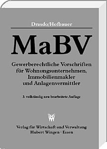 Makler- und Bauträgerverordnung<br>
Kommentar
